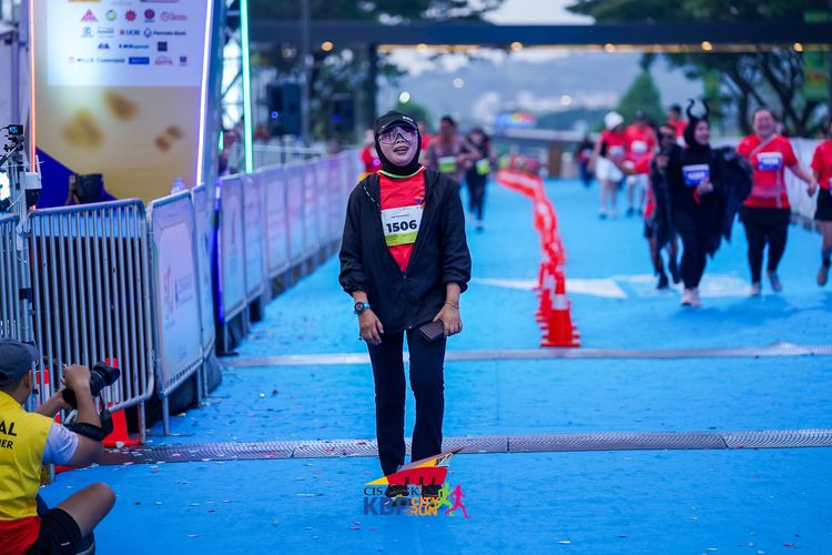 Race photo from CISANGKAN KBP CITY RUN 2025