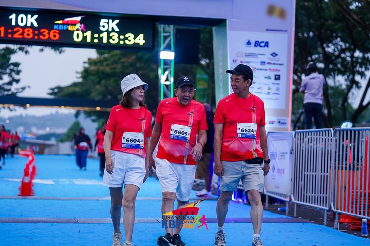 Race photo from CISANGKAN KBP CITY RUN 2025