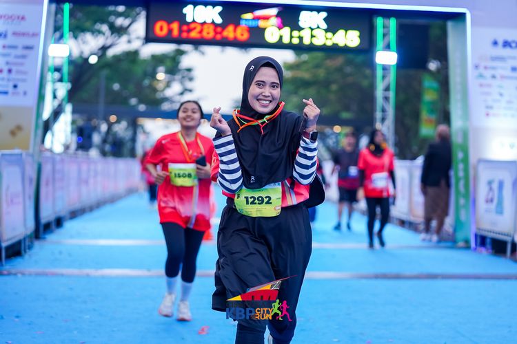 Race photo from CISANGKAN KBP CITY RUN 2025