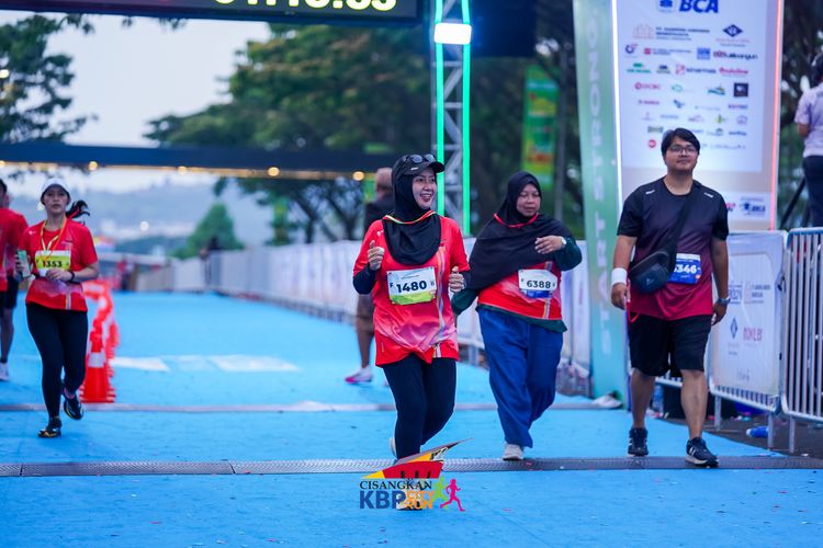 Race photo from CISANGKAN KBP CITY RUN 2025