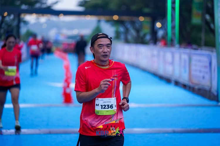 Race photo from CISANGKAN KBP CITY RUN 2025