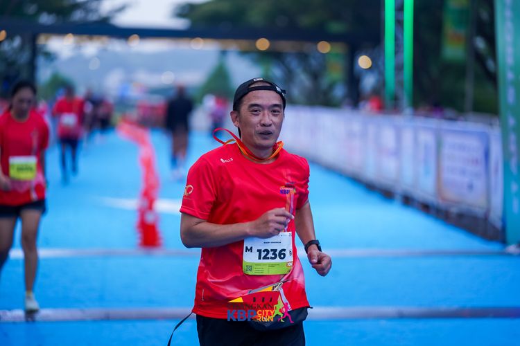 Race photo from CISANGKAN KBP CITY RUN 2025
