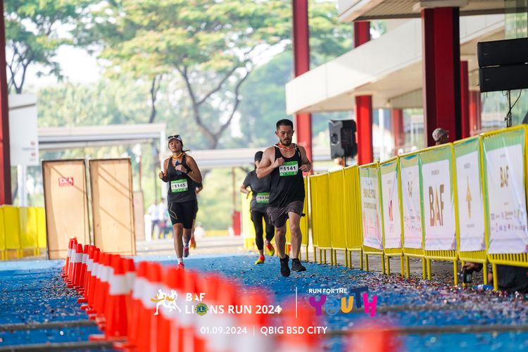 Race photo from BAF LIONS RUN 2024