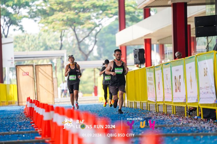 Race photo from BAF LIONS RUN 2024