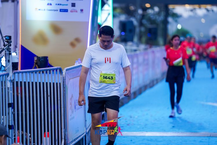 Race photo from CISANGKAN KBP CITY RUN 2025
