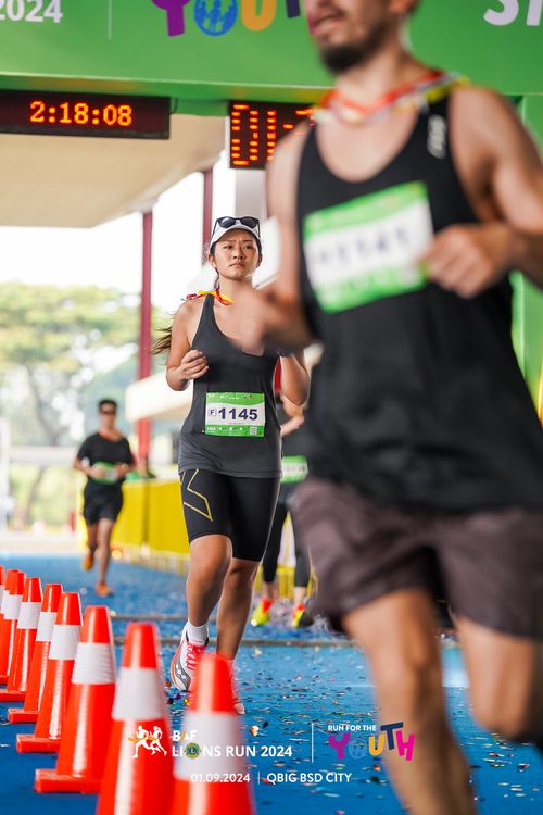 Race photo from BAF LIONS RUN 2024