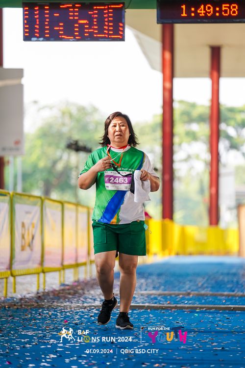 Race photo from BAF LIONS RUN 2024