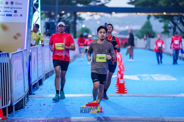Race photo from CISANGKAN KBP CITY RUN 2025