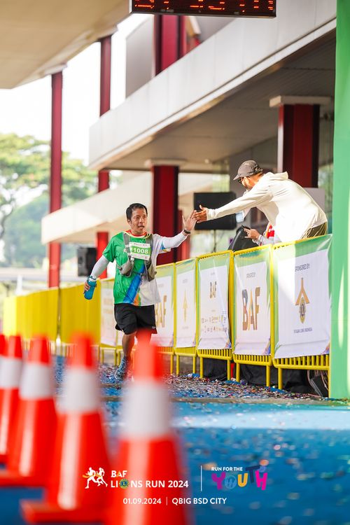 Race photo from BAF LIONS RUN 2024