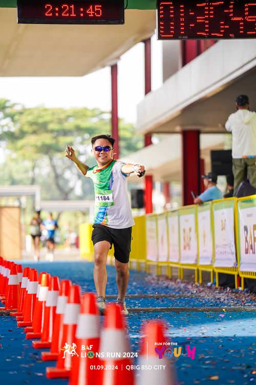 Race photo from BAF LIONS RUN 2024