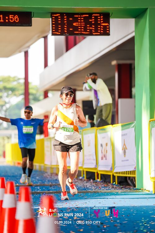 Race photo from BAF LIONS RUN 2024