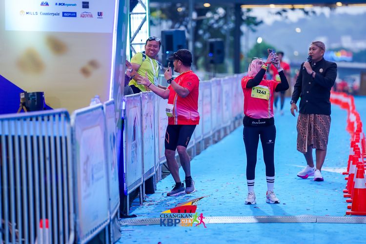 Race photo from CISANGKAN KBP CITY RUN 2025