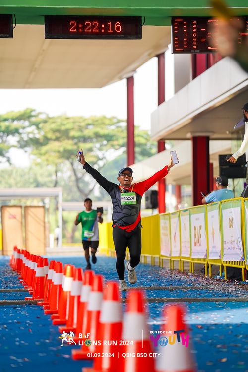 Race photo from BAF LIONS RUN 2024