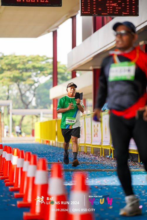 Race photo from BAF LIONS RUN 2024