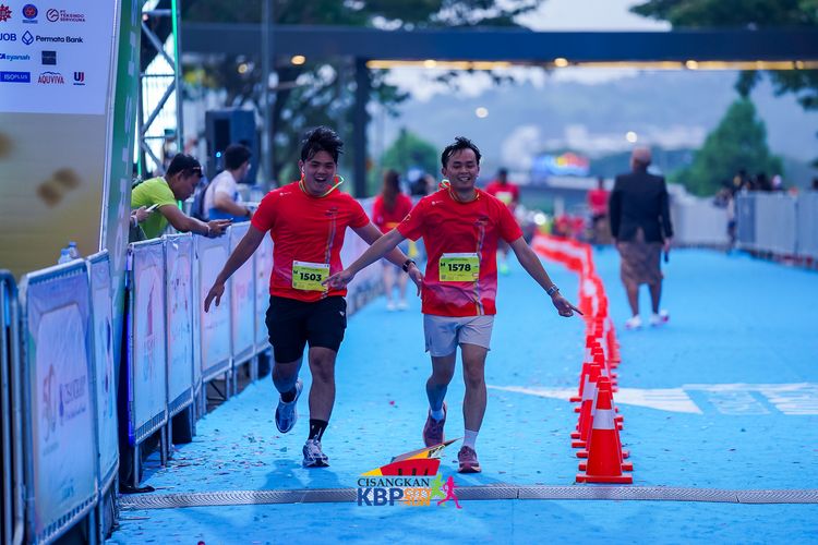 Race photo from CISANGKAN KBP CITY RUN 2025