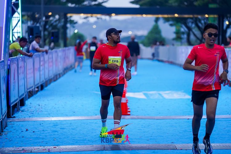 Race photo from CISANGKAN KBP CITY RUN 2025