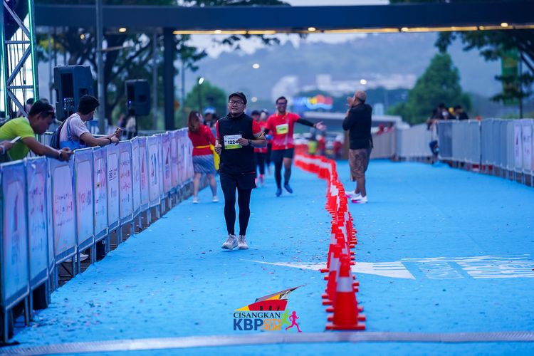 Race photo from CISANGKAN KBP CITY RUN 2025