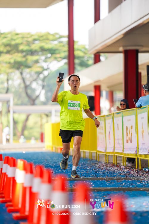 Race photo from BAF LIONS RUN 2024