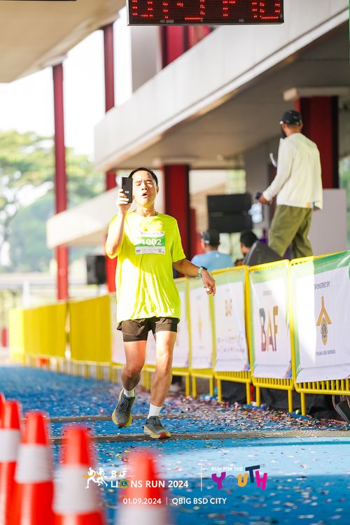 Race photo from BAF LIONS RUN 2024