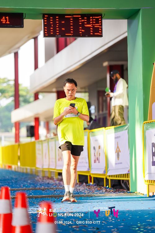 Race photo from BAF LIONS RUN 2024