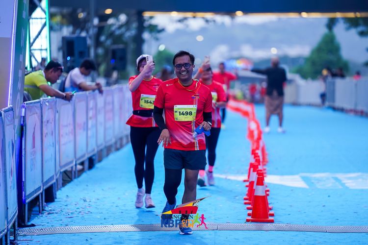 Race photo from CISANGKAN KBP CITY RUN 2025