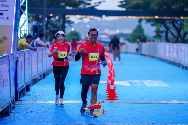 Race photo from CISANGKAN KBP CITY RUN 2025