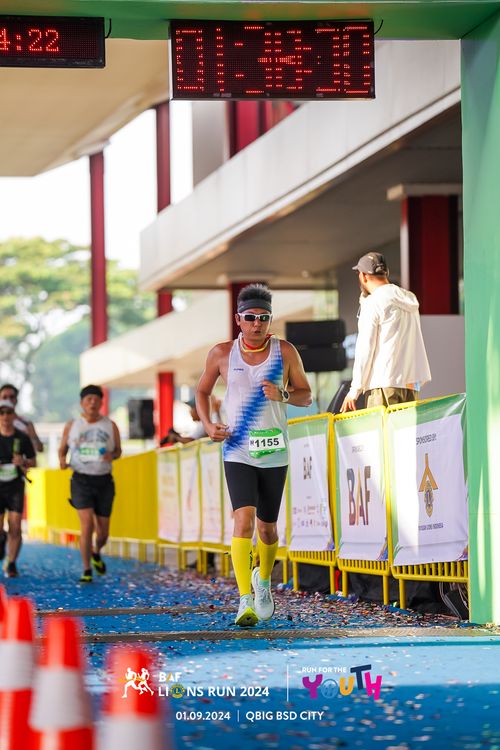 Race photo from BAF LIONS RUN 2024