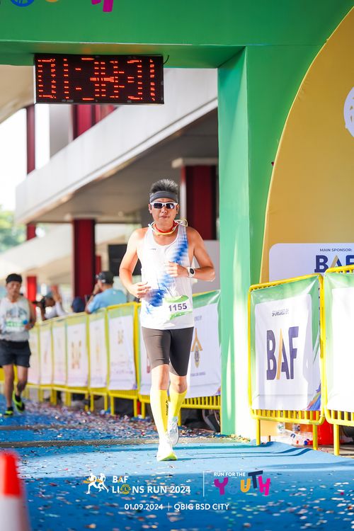 Race photo from BAF LIONS RUN 2024