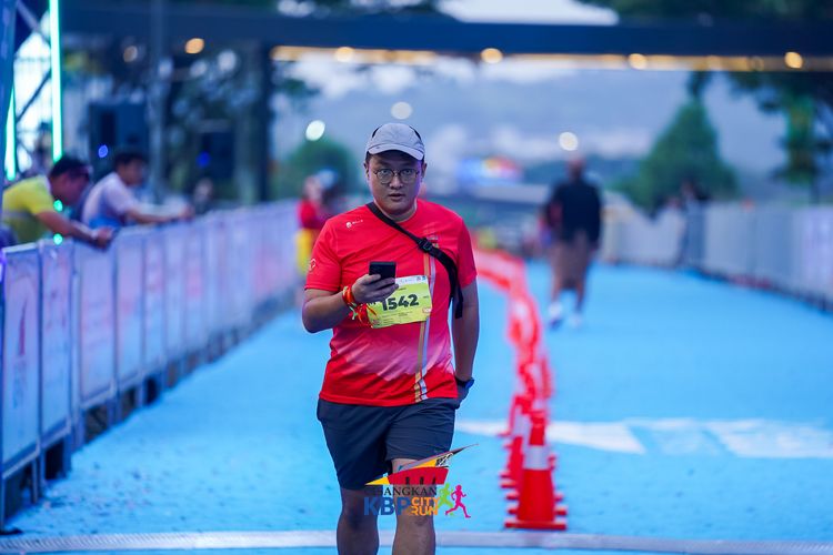 Race photo from CISANGKAN KBP CITY RUN 2025