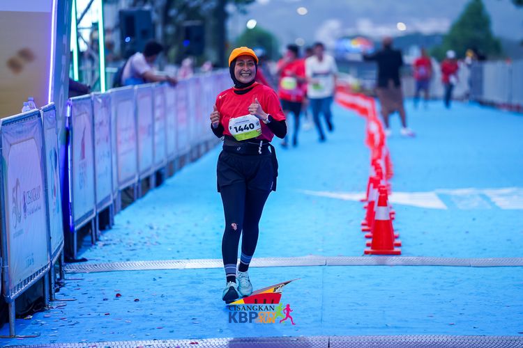 Race photo from CISANGKAN KBP CITY RUN 2025