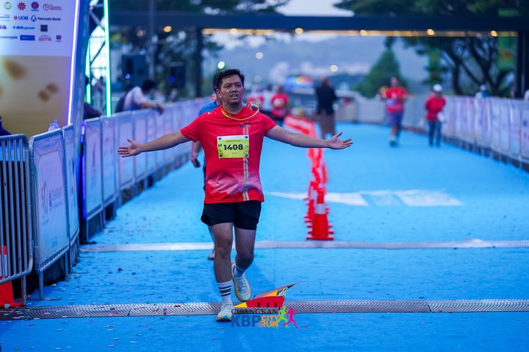 Race photo from CISANGKAN KBP CITY RUN 2025