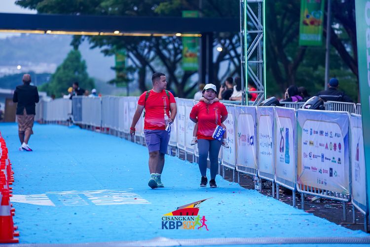 Race photo from CISANGKAN KBP CITY RUN 2025