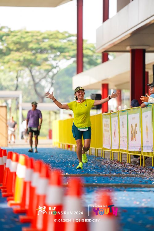 Race photo from BAF LIONS RUN 2024