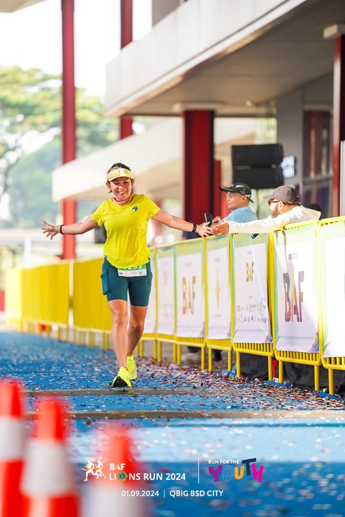 Race photo from BAF LIONS RUN 2024