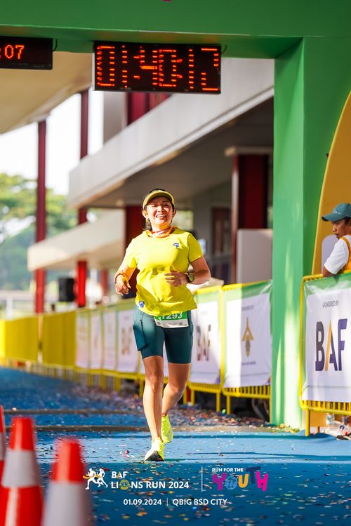 Race photo from BAF LIONS RUN 2024