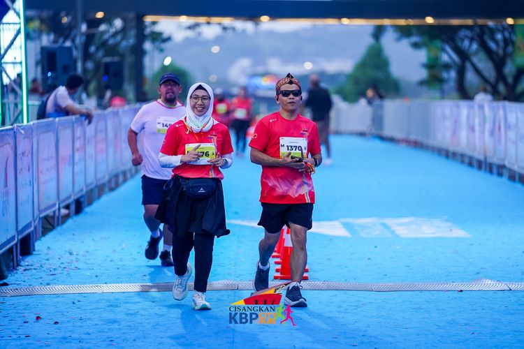 Race photo from CISANGKAN KBP CITY RUN 2025