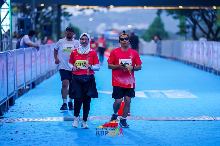 Race photo from CISANGKAN KBP CITY RUN 2025