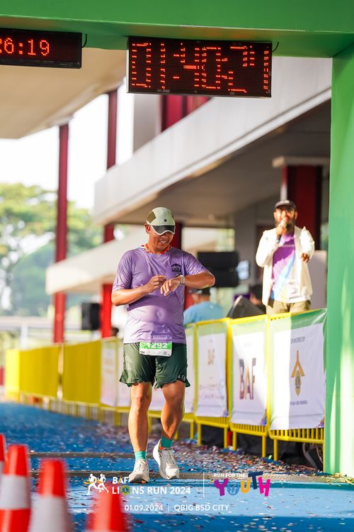 Race photo from BAF LIONS RUN 2024