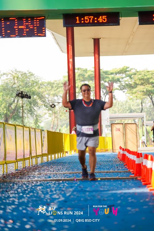 Race photo from BAF LIONS RUN 2024