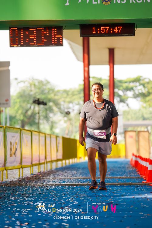 Race photo from BAF LIONS RUN 2024