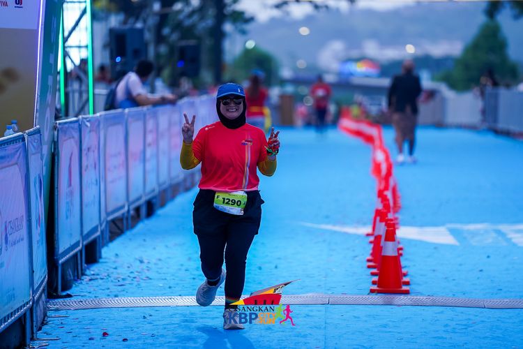 Race photo from CISANGKAN KBP CITY RUN 2025