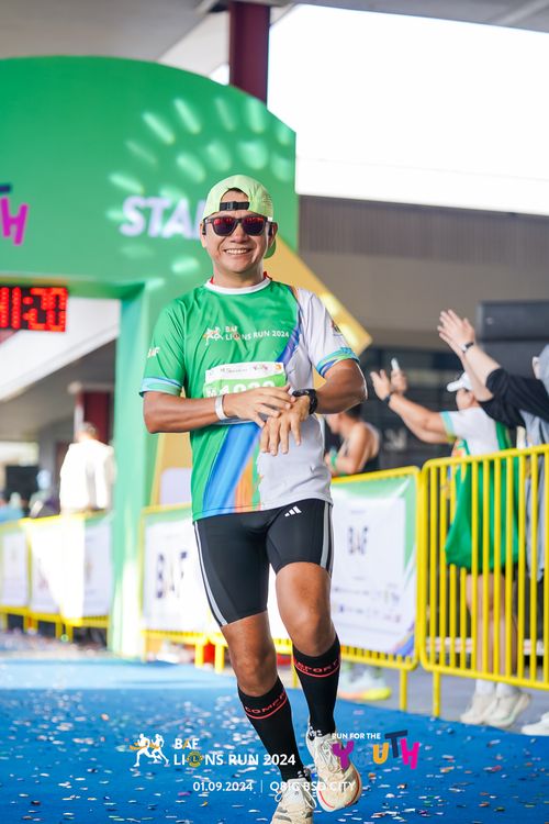 Race photo from BAF LIONS RUN 2024