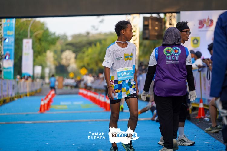 Race photo from Taman Budaya x BOGORUN 2025