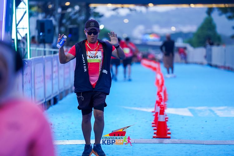 Race photo from CISANGKAN KBP CITY RUN 2025