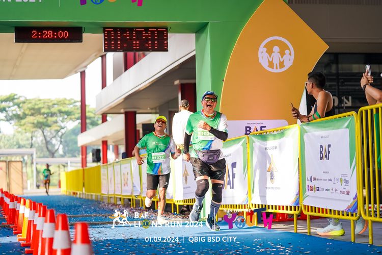 Race photo from BAF LIONS RUN 2024