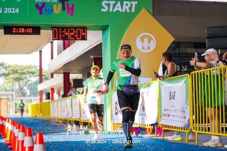 Race photo from BAF LIONS RUN 2024