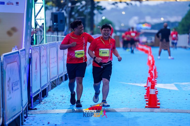 Race photo from CISANGKAN KBP CITY RUN 2025