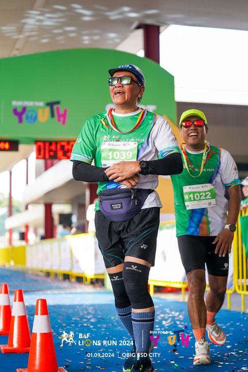 Race photo from BAF LIONS RUN 2024