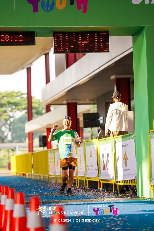 Race photo from BAF LIONS RUN 2024