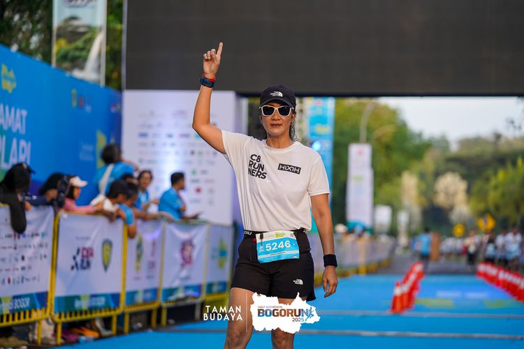Race photo from Taman Budaya x BOGORUN 2025